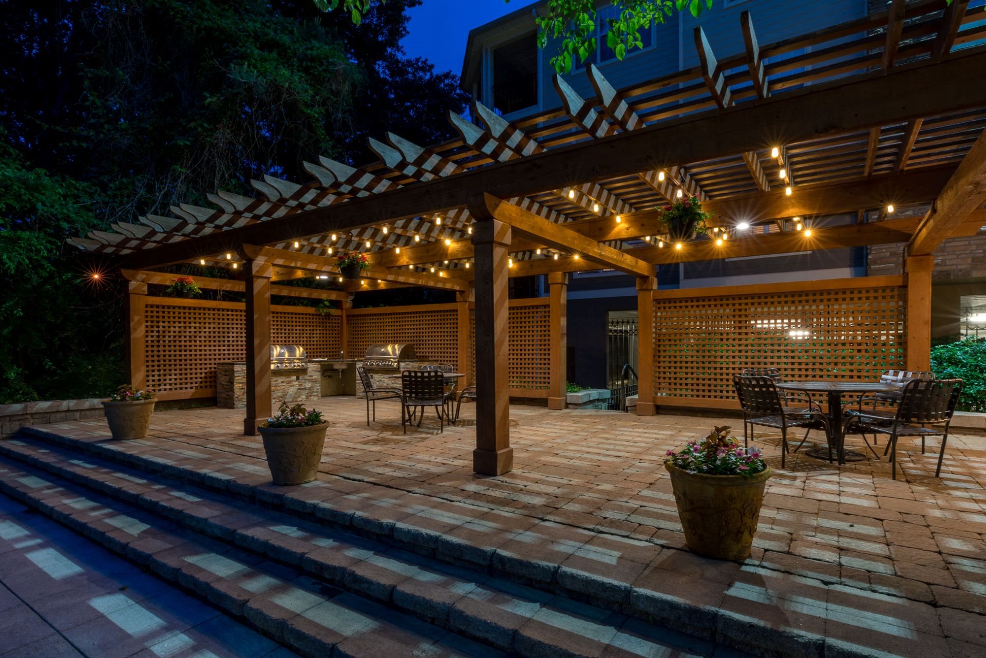 Amenities Berkshires at Lenox Park outdoor grilling area